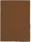 biberna Feinbiber Spannbetttuch 180x200-200x200 cm beige | 100% Baumwolle Flanell 