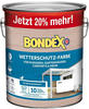 Bondex Wetterschutz Farbe Anthrazit 7,5 L für 68 m² | Holzfarbe mit extremer