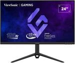 ViewSonic VX2428J 60,5 cm (24 Zoll) Gaming Monitor (Full-HD, IPS, 165 Hz, 1 ms,