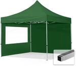 TOOLPORT Faltpavillon Faltzelt Pavillon 3x3m - 2 Seitenteile Aluminium 32mm...