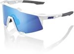 100% Unisex Speedtrap - Soft Tact Black - Hiper Red Multilayer Mirror Lens