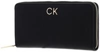 Calvin Klein RE-Lock Z/A Wallet LG PBl, Damen Geldb&ouml;rsen
