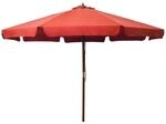 vidaXL Sonnenschirm mit Holzmast Marktschirm Gartenschirm Strandschirm...