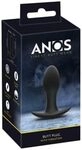 ANOS ANOS Butt plug with vibration vibrierender Analplug Schwarz One Size