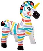 Summer Waves Wassersprinkler XXL Einhorn aufblasbar | 157x94x157 cm bunt | Einhorn
