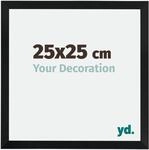 yd. Your Decoration - Bilderrahmen 25x25 cm - Schwarz Matt - Bilderrahmen aus MDF mit