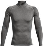Under Armour Baselayer HG Comp Mock Longlseeve Underwear Longseeve Wei&szlig; Herren