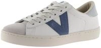 victoria Sneaker Unisex Berlin Leder & Farbige Eins&auml;tzen & Veloursleder-Zehenkappe