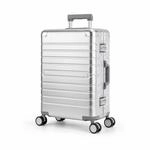 Travelhouse Oslo Aluminium Reisekoffer Silber M-65cm Hartschalenkoffer Koffer...
