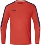 JAKO Kinder Torwart-Trikot Power (Langarm), Flame/Marine, 116