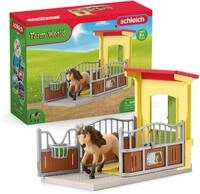 Schleich Farm World | Ponybox mit Islandpferd Hengst 42609 | 4 Teile | Spielset ab 3