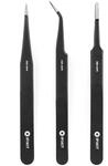 iFixit Pr&auml;zisionspinzetten-Set &ndash; Extrafeine, abgewinkelte, stumpfe Spitzen