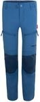 Trollkids Kids Nordfjord Zip-Off Pants Slim Fit 98, Navy/Lime/Azure bluel