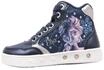 Geox M&auml;dchen J Skylin Girl E Sneakers, Navy Platinum, 33 EU