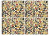 Pimpernel Tischsets, MDF mit Kork-Rückseite, Motiv tanzende Zweige, 16 x 20 Zoll,
