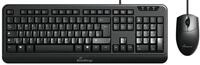 MediaRange Tastatur-Maus-Set USB QWERTZ (DE/AT) 1.000 DPI Vollformat | Tastatur...