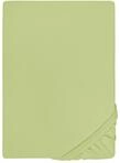 biberna Deluxe Jersey-Elastic-Spannbetttuch 140x200 cm - 160x220 cm gr&uuml;n | 97%