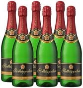 Rotk&auml;ppchen Sekt Flascheng&auml;rung Chardonnay Extra trocken 6 x 0,75l - Premiumsekt