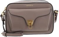 Coccinelle Leder Umh&auml;ngetasche Beat Soft Camera Bag Warm Taupe