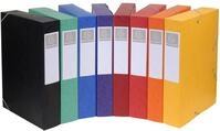 Exacompta 19500H 10er Pack Premium Sammelboxen mit Gummizug 50 mm breit aus extra