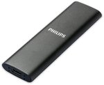 Philips Externe Portable SSD 2 TB - Ultra Slim SATA Ultra Speed USB-C,