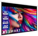 ESMART Professional MIROLO Rollo-Leinwand, Gesamtbreite 278 cm, Tuch: Wei&szlig;