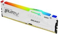 Kingston FURY Beast Wei&szlig; RGB XMP 128GB 5600MT/s DDR5 CL40 DIMM Desktop Gaming