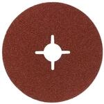 Bosch 2609256244 DIY Fiberschleifscheiben &oslash; 115 mm, G36, Metall, ungelocht, gespannt