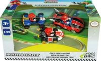 Pull & SPEED - 15813016 - Carrera I Mario Kart - Mario 3Pack I Aufziehauto Rennauto I