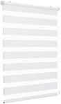 Sekey Doppelrollo Klemmfix ohne Bohren f&uuml;r Fenster, Doppelrollo 45 cm breit, Duo