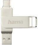 Hama USB Stick, 64GB, USB C 3.2 Gen1/3.0, USB A, Ultra schnell, 70MB/s 
