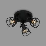 BRILONER Leuchten Deckenlampe retro mit Gitterschirm, 3-flammige Deckenleuchte