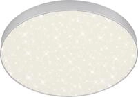 BRILONER - LED Deckenlampe mit Sternenhimmel, rahmenlos, neutralwei&szlig;e Lichtfarbe,