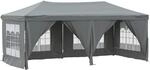 vidaXL Partyzelt mit Seitenw&auml;nden Faltbar Pavillon Gartenpavillon Gartenzelt