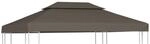 vidaXL Pavillon Ersatzdach 310 g/m&sup2; 4x3m Pavillondach Dachplane Ersatzbezug...