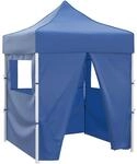 vidaXL Profi Partyzelt Faltbar mit 4 Seitenw&auml;nden Wasserbest&auml;ndig Pavillon...