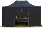 TOOLPORT Faltzelt Faltpavillon Pavillon 3x4,5m - mit 4 Seitenteilen (ohne...