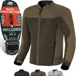 SHIMA OpenAir Motorrad Jacke Herren mit Protektoren AirForce R&uuml;ckenprotektor