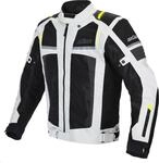 B&uuml;se Livorno Motorrad Textiljacke, hellgrau, 3XL | Atmungsaktiv