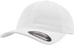 Flexfit Kappe Garment Washed Cotton Dad Hat, White, S/M, 6997-00220-0053