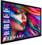 ESMART Professional MIRALE Rahmenleinwand Gesamtbr. 313 cm, Tuch: Wei&szlig;