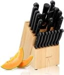 alpina Messerblock 22-Teilig - Messerset mit Block - K&uuml;chenmesser Set - 18