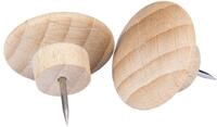 Legamaster 7-145125 Wooden Pinnnadeln, Buchenholz, 20 mm Durchmesser, 25 Stk.