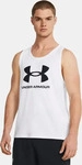Under Armour SPORTSTYLE LOGO Tank Top White XXL Wei&szlig;