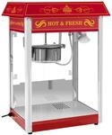 Royal Catering Popcornmaschine 1500 W 5 kg/h Popcorn Maker Retro Vintage Design Rot