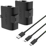 Venom 1100mAh Akku mit hoher Kapazit&auml;t im Doppelpack - Schwarz (Xbox Series X...