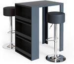 Vicco Bartisch-Set, Anthrazit, 57 x 80 cm