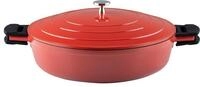 Kelomat, 3545-385, Keramik Schmorpfanne RED INDUKTION, 28 cm Durchmesser, 60.5 x 34.5