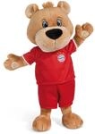 Kuscheltier FC Bayern Bear Berni 80cm -Stofftier aus weichem Pl&uuml;sch, Fu&szlig;ball