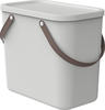 Rotho Albula Aufbewahrungsbox 25l mit Deckel, Kunststoff (PP recycelt), weiss,...